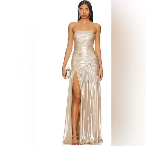 REVOLVE Holiday Dress - Josie Dress in Champagne
retrofete Size Large - Picture 5 of 5